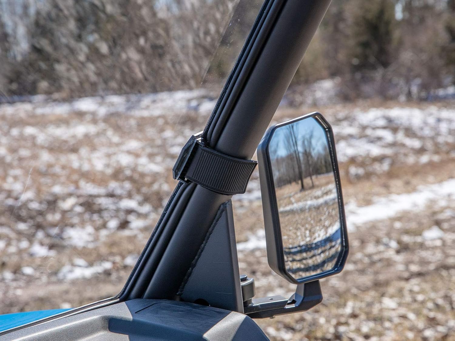1/4 Thick Scratch Resistant Polycarbonate Full Windshield B8633