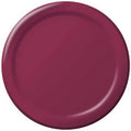 Burgundy Banquet Plate (10pks Case) P182