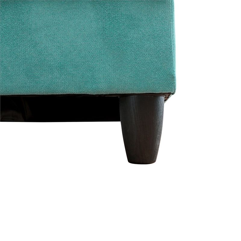 Ocean Green 2 Piece Sectional Sofa Flannelette N4286