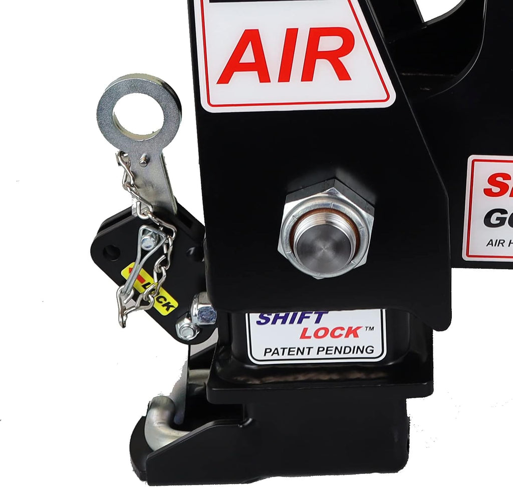 Gooseneck Air Hitch & Coupler, Round 3-15/16 Angled Pin 30K SL Coupler U90911