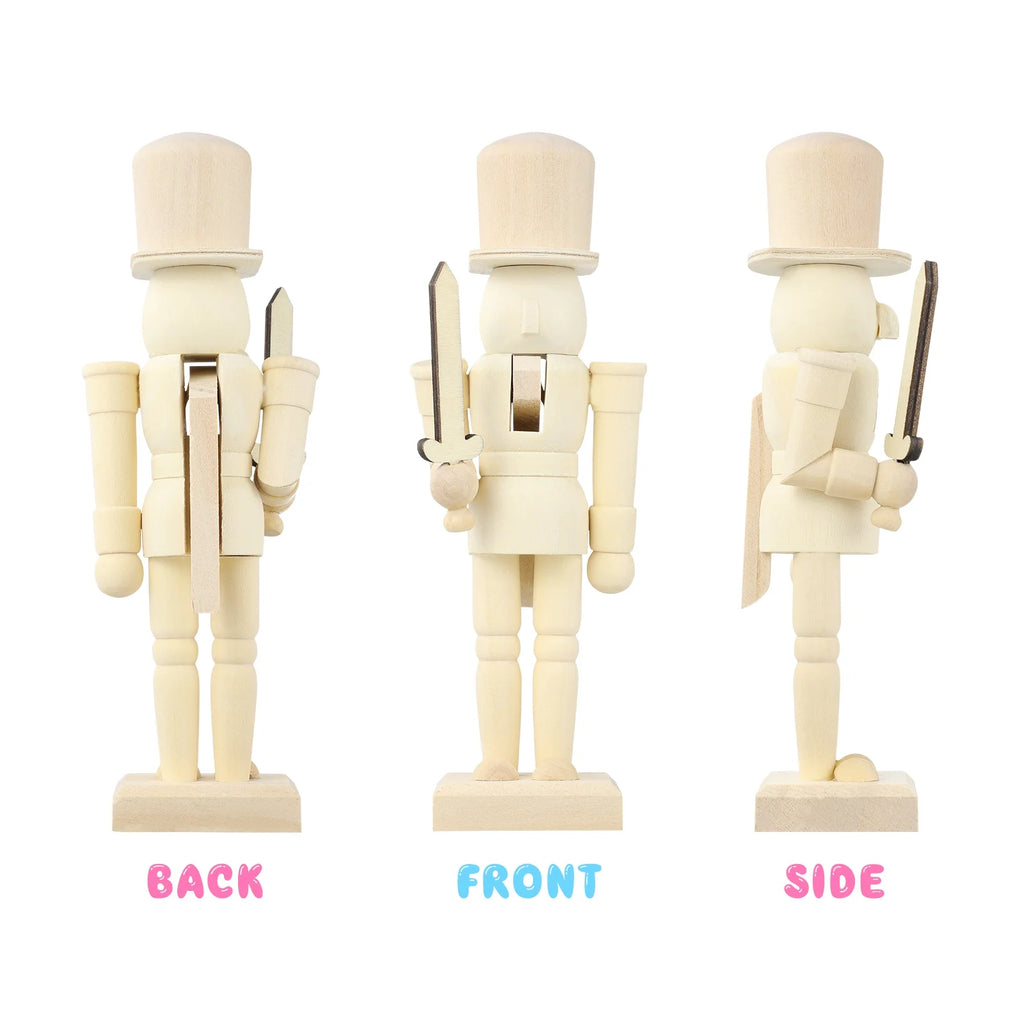 Unpainted Wooden Nutcracker Soldier V16835