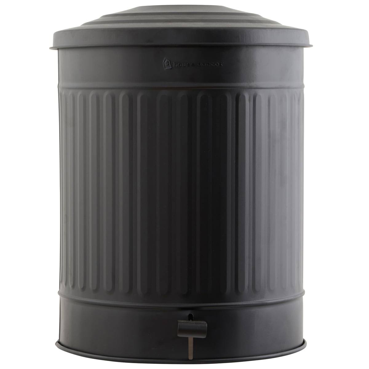 Matt Black Garbage Can W954425