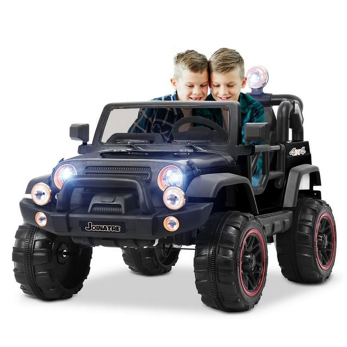 Black 24V 2 Seater Kids Ride On Truck with Remote Control X88651