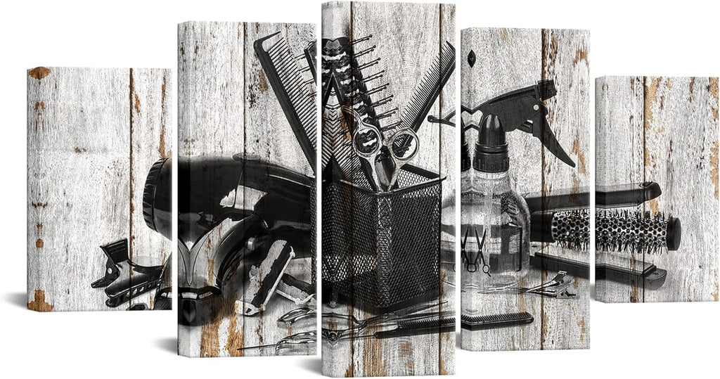 Framed Canvas Art 5 Pieces L659