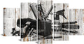 Framed Canvas Art 5 Pieces L659