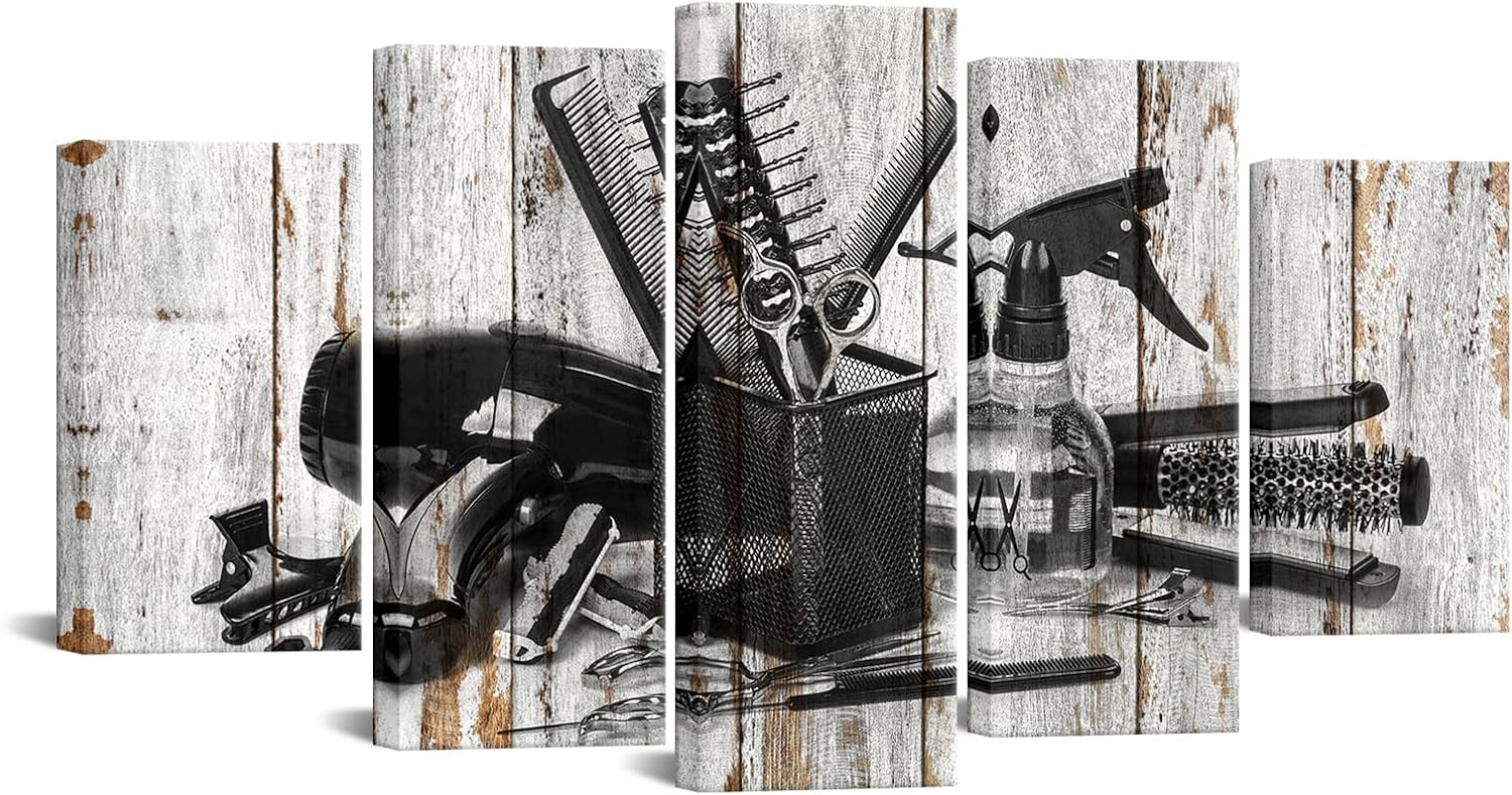 Framed Canvas Art 5 Pieces L659