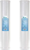 25 Micron 20 x 4.5 Radial Flow Granular Activated Carbon Block Water Filter 2-Pack U7570