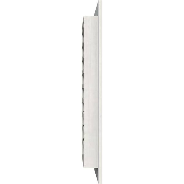 Primed Rough Saw Vertical Gable Vent C421