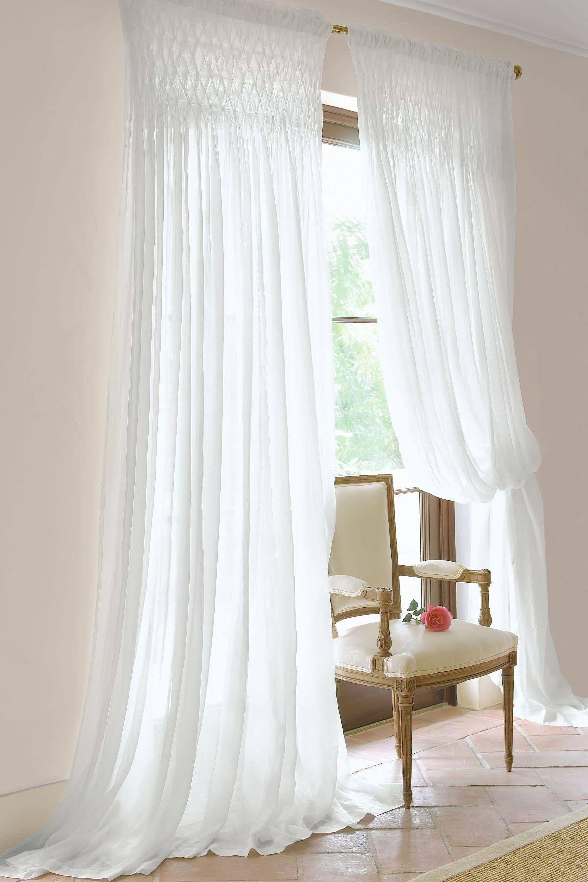 White Sheer Panel 42x22 x 84x22 C364156