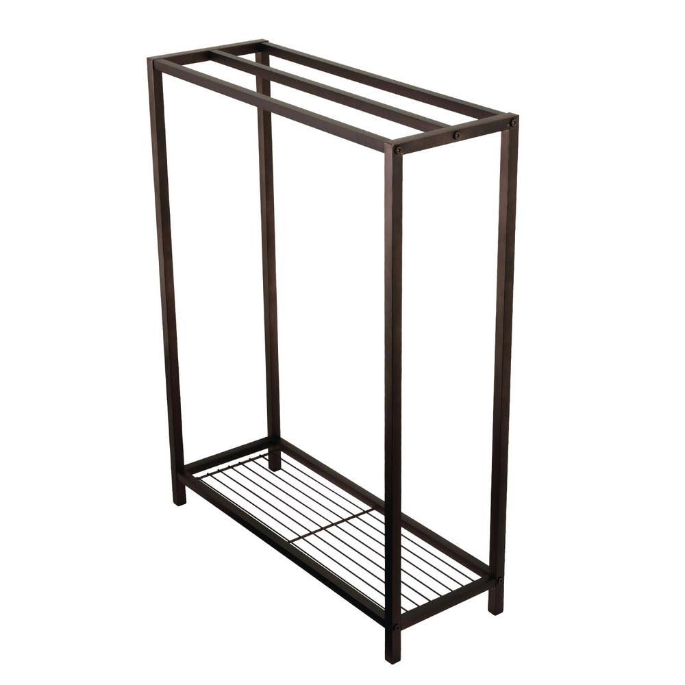 Oil Rubbed Bronze Freestanding Towel Rack T897337
