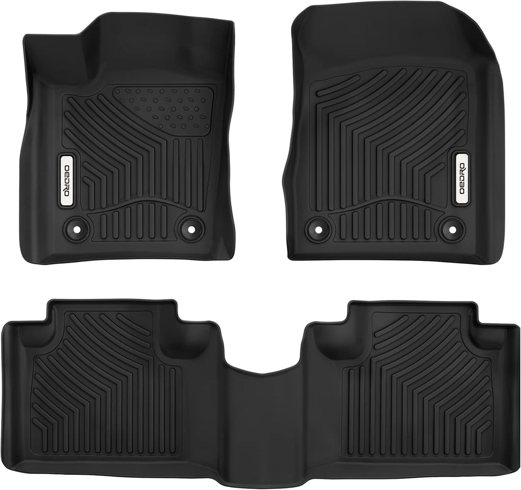 Black All Weather Rear Cargo Mats Liner L9095
