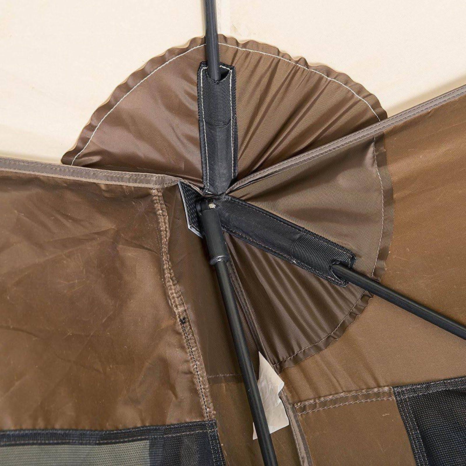 Brown Quick-Set Screen Canopy Shelter B84275