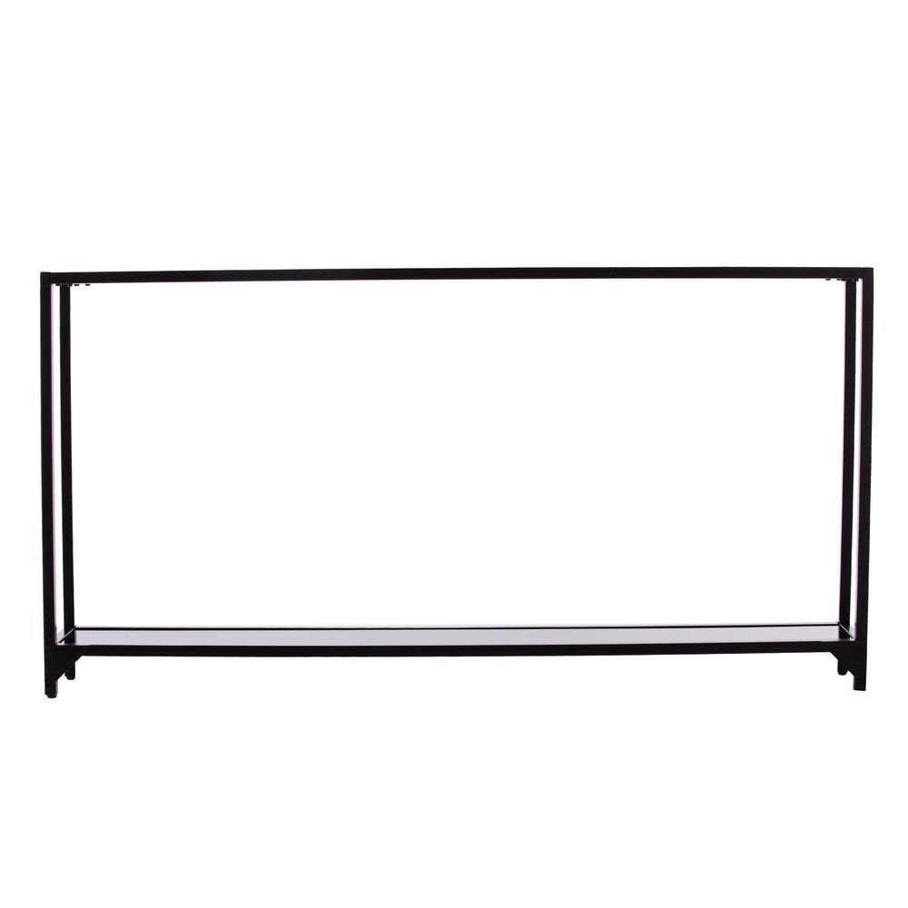 Black Narrow Metal Console Table O749046