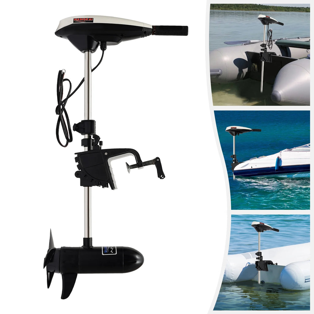 12V 65lbs 660W Electric Trolling Motor Outboard Engine A724730