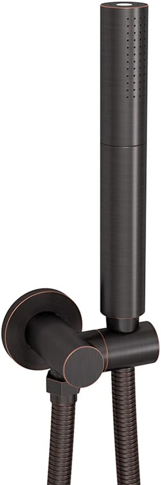 2 Functions Handheld Shower Head Set with Brass Swivel Bracket and Stainless Steel Hose, Brushed Nickel, Pack of 2 H724314