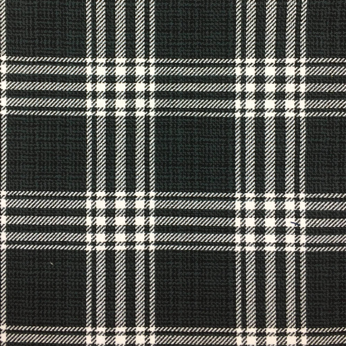 Twin Wingback Headboard Barnegat Plaid Black Sea C16888