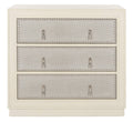 Beige Light Grey 3-Drawer Chest Q362