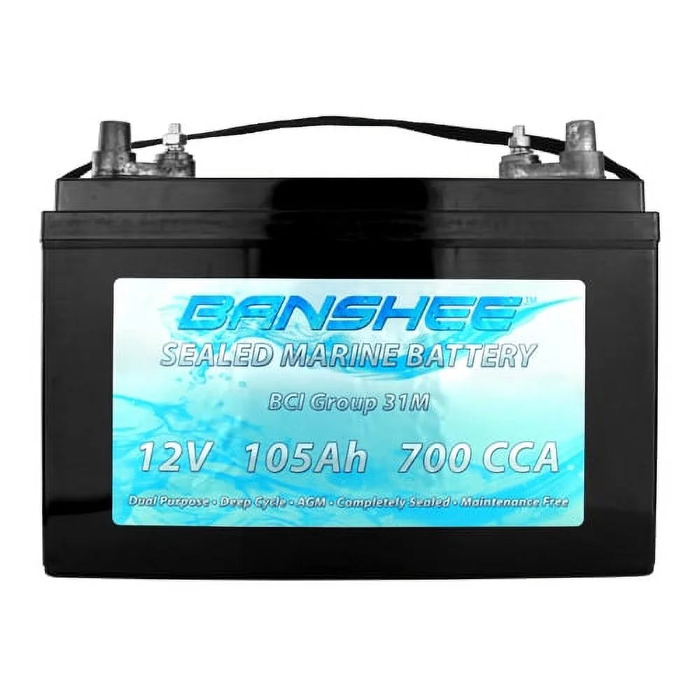 Group 31 Deep Cycle Sealed AGM Marine Battery T199581