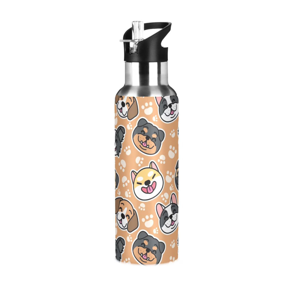 Kids Stainless Steel Insulated Water Bottle with Straw Lid 20 oz I277
