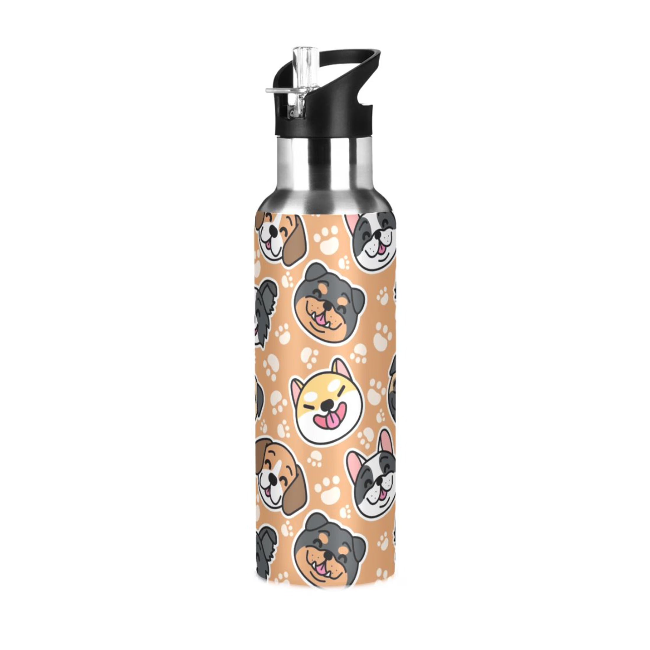 Kids Stainless Steel Insulated Water Bottle with Straw Lid 20 oz I277