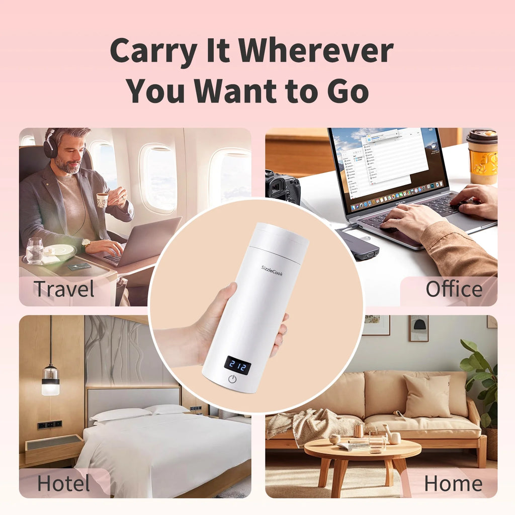380ml Electric Travel Kettle with Temperature Control Z504