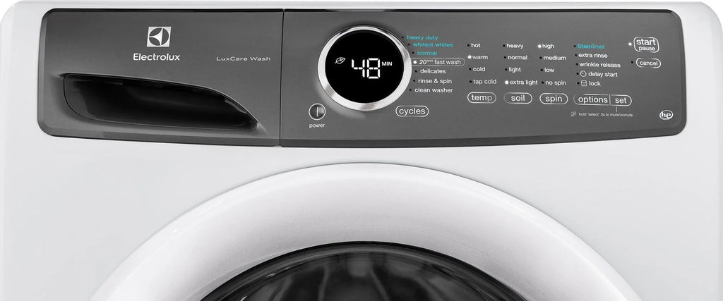 27" Front Load Washer with 4.3 cu. ft. Capacity in White J108