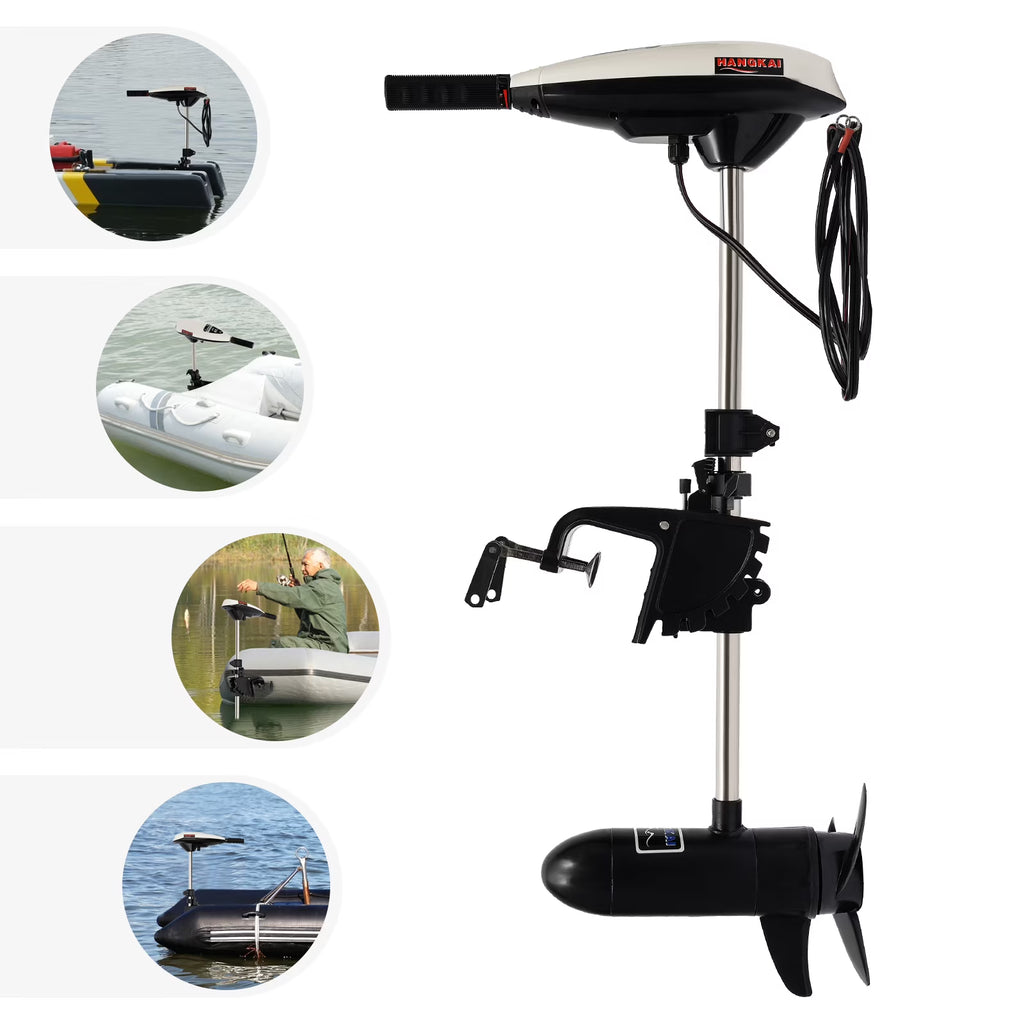 12V 65lbs 660W Electric Trolling Motor Outboard Engine A724730
