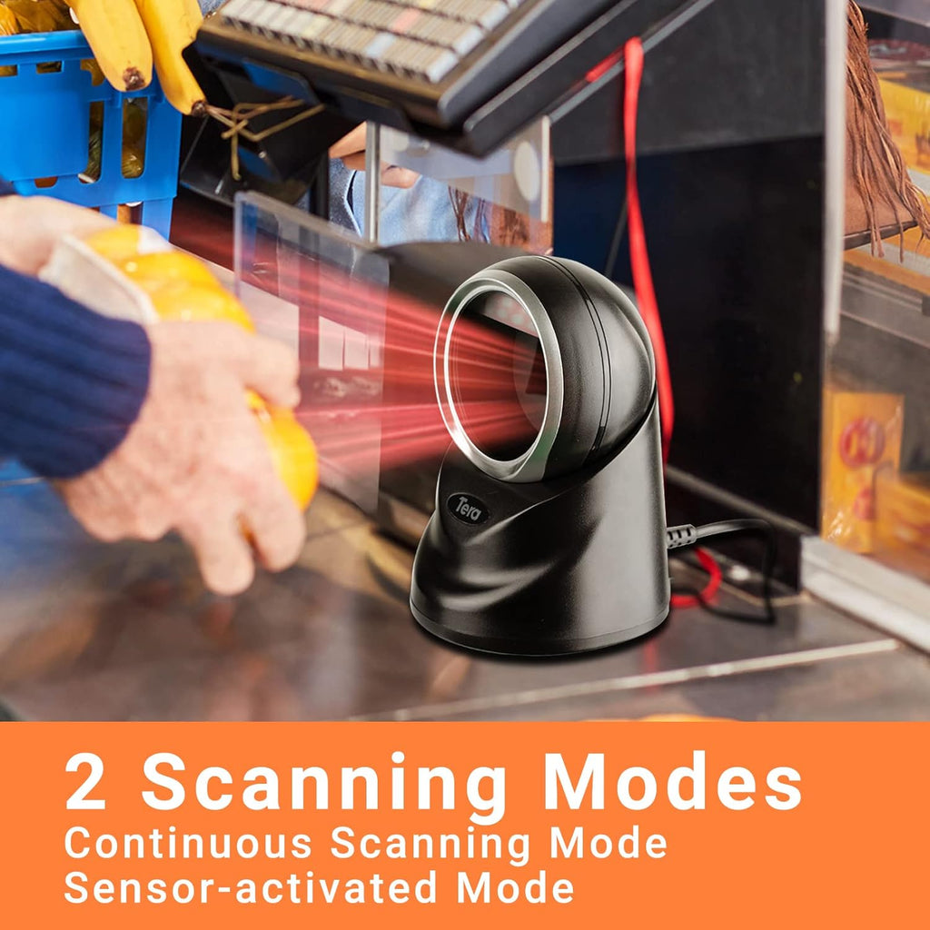 2D Desktop Barcode Scanner with USB Cable U8341