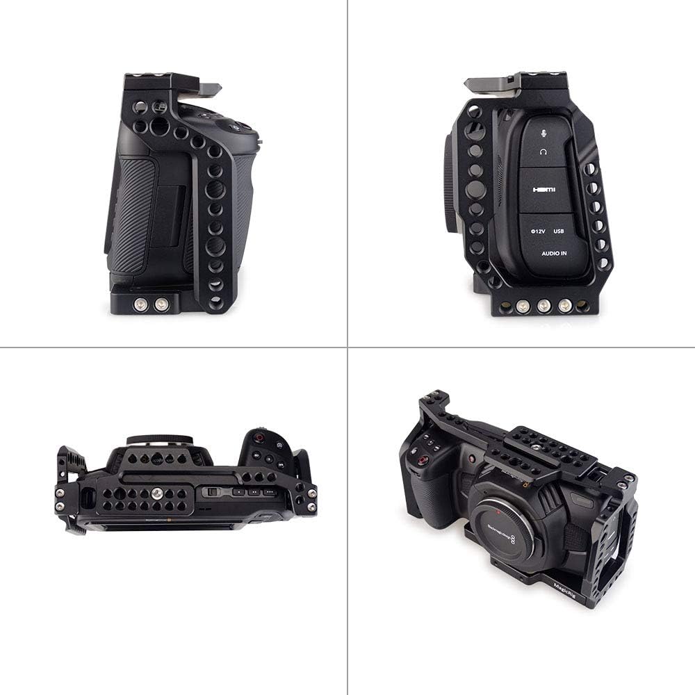Camera Cage with NATO Handle for Blackmagic Design Pocket Cinema Camera 4K /6K Z68857