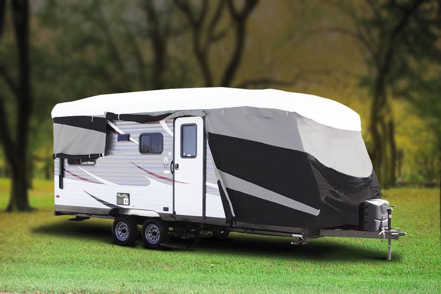 Black Travel Trailer Cover Q73338