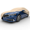 Tan Car Cover for Cars Up to 264 Inches Y14550