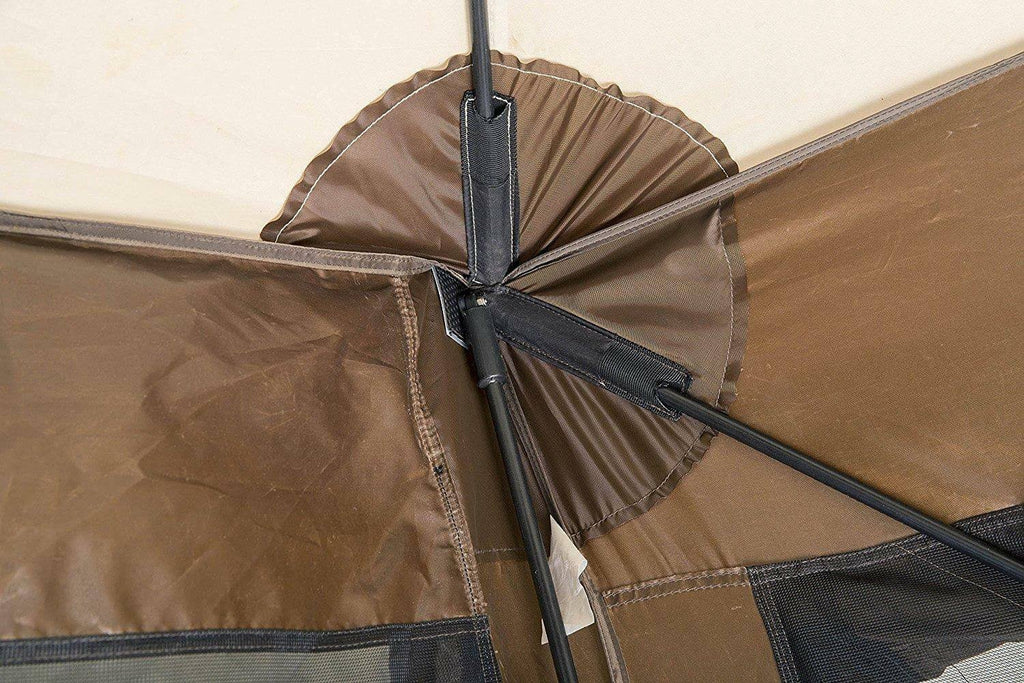 Brown Quick-Set Screen Canopy Shelter B84275