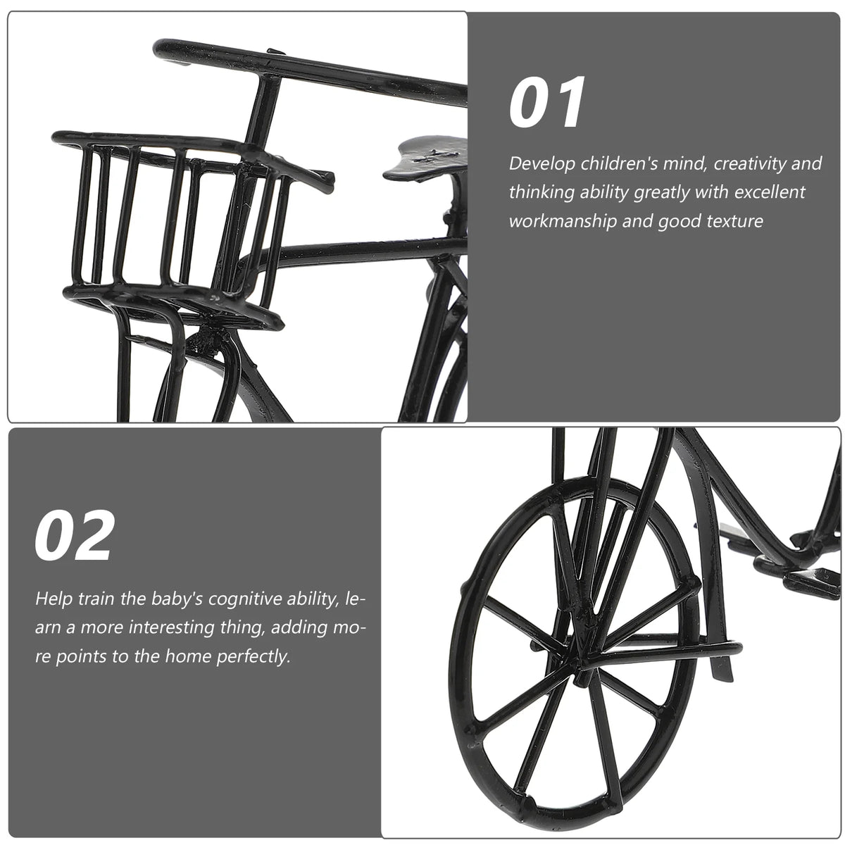 Miniature Metal Bike Decorations W664