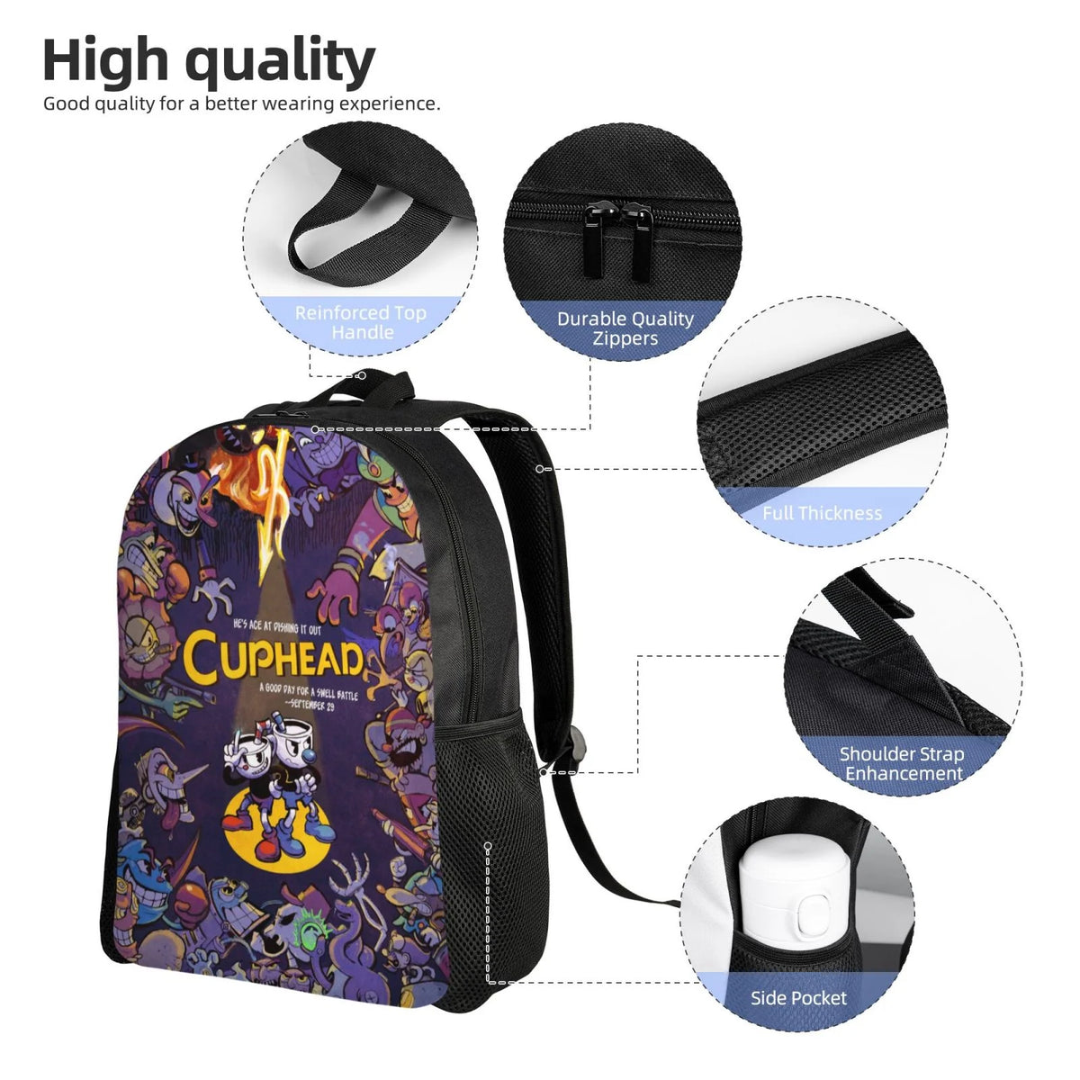 Lightweight Unisex Daypack Backpack Z4719