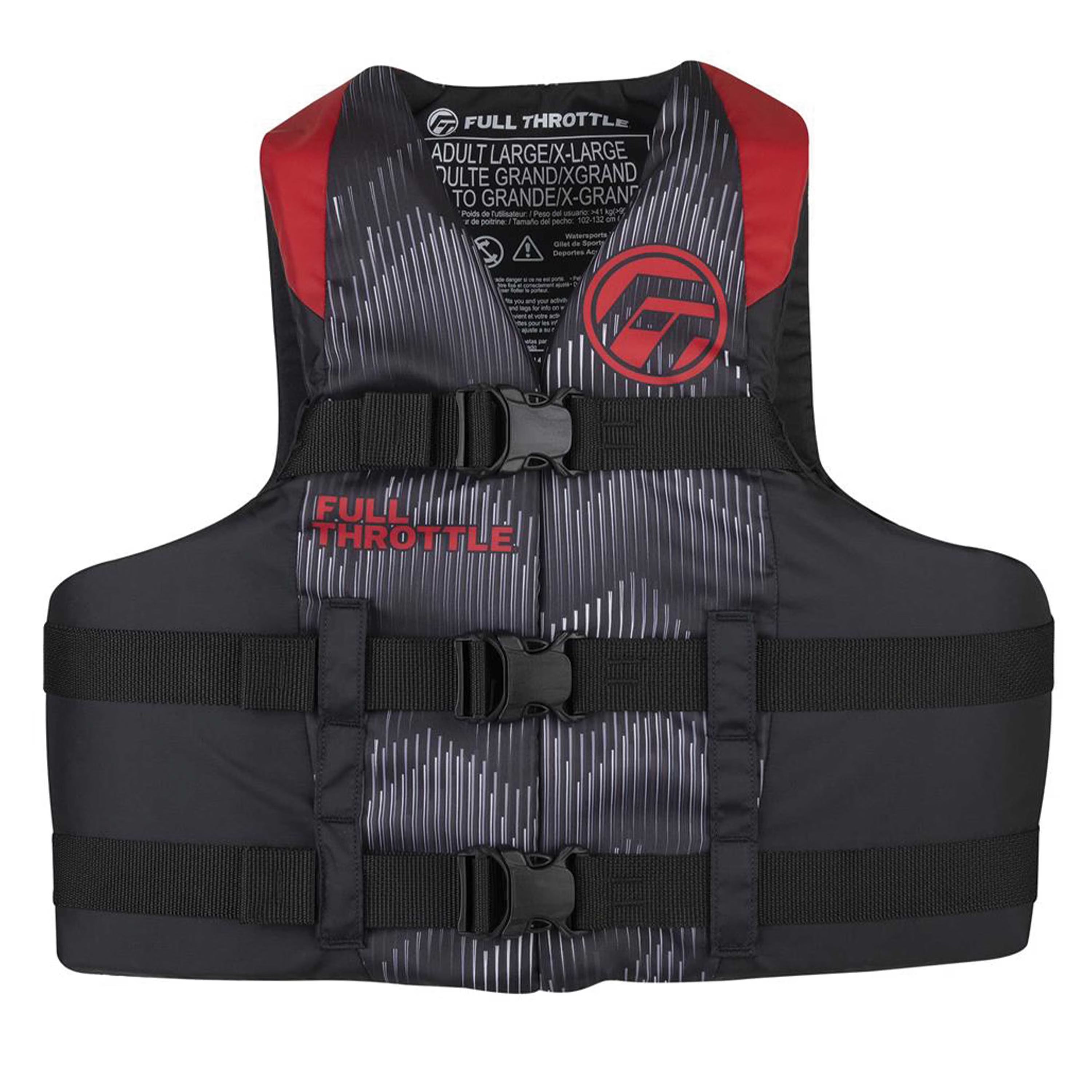 Red Nylon Life Jacket 2XL 4XL G894