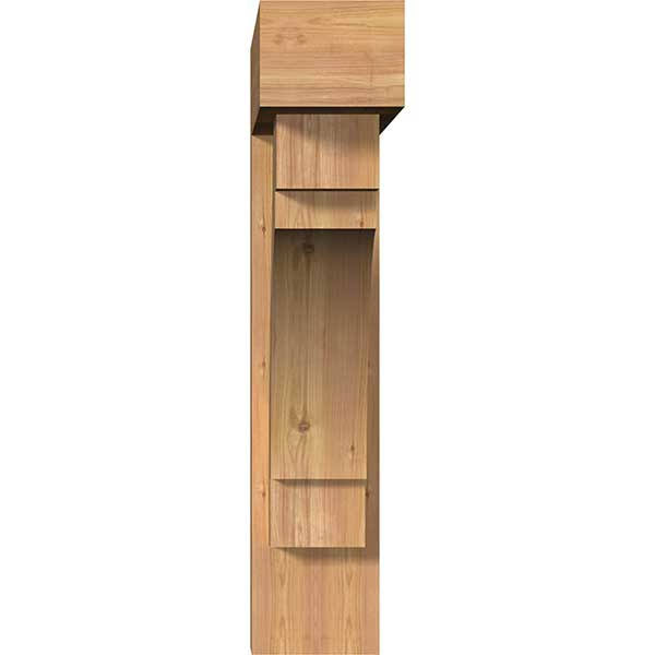 Western Red Cedar Smooth Bracket with Offset Brace Y713413