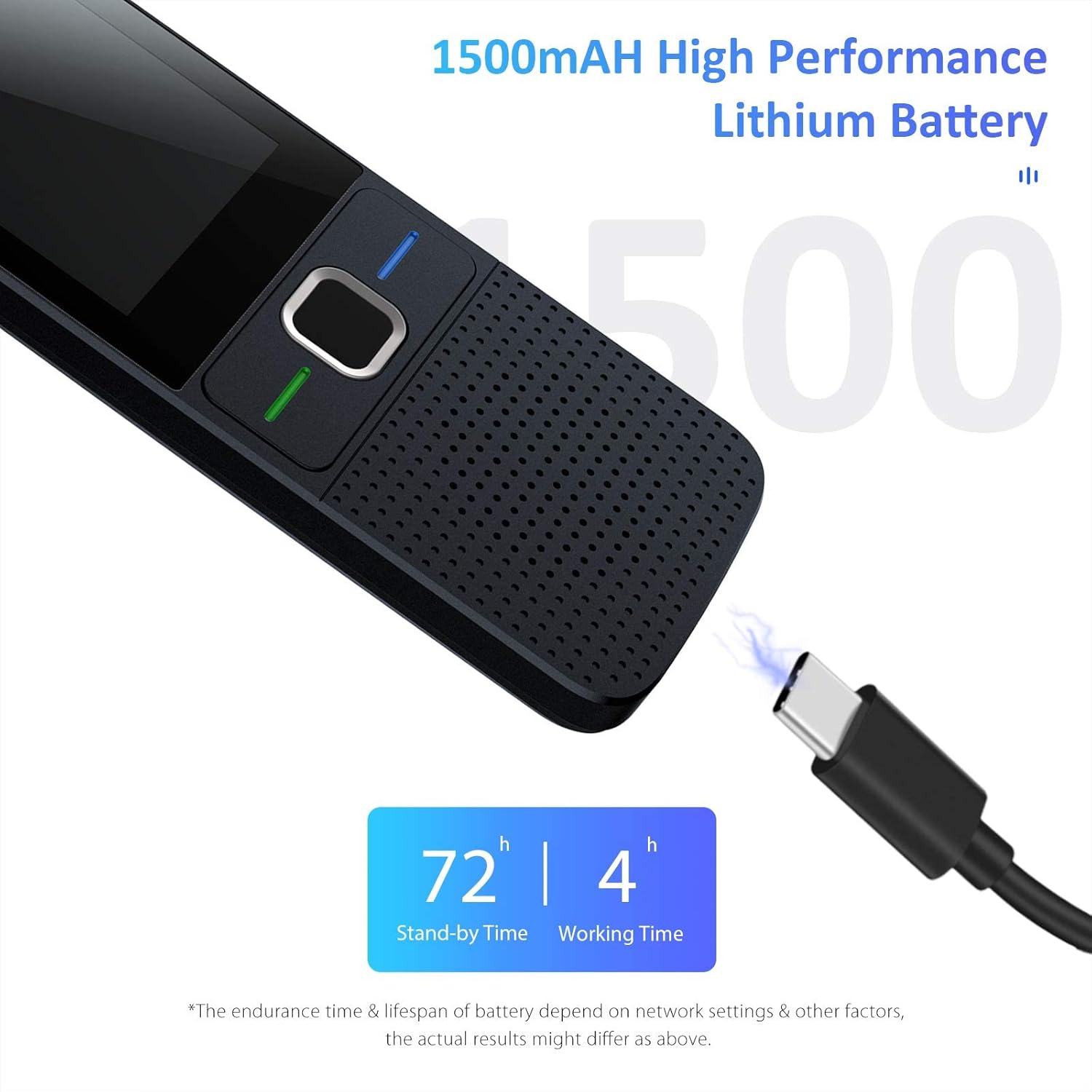 Portable Smart Translator Device Two Way Online 138 Languages Black Pack of 2 V8052