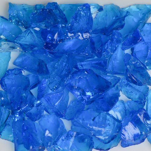 Turquoise Terrazzo Glass - 25 lbs N168422
