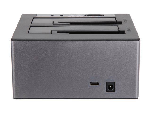 External Hard Drive Docking Station with USB 3.1 Type-C L127