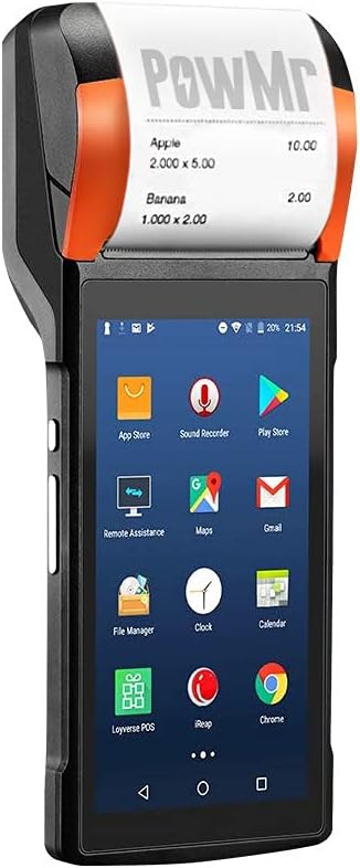 58mm Thermal POS Receipt Printer with Android 7.1 OS 5.45 Touch Screen E4463