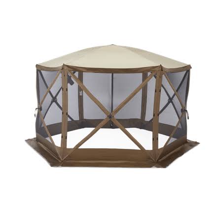 Brown Quick-Set Screen Canopy Shelter B84275