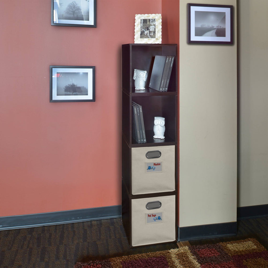 4 Cubes and 2 Canvas Bins Storage Set A567407