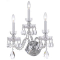 Crystal Chrome 3 Light Sconce Q86861