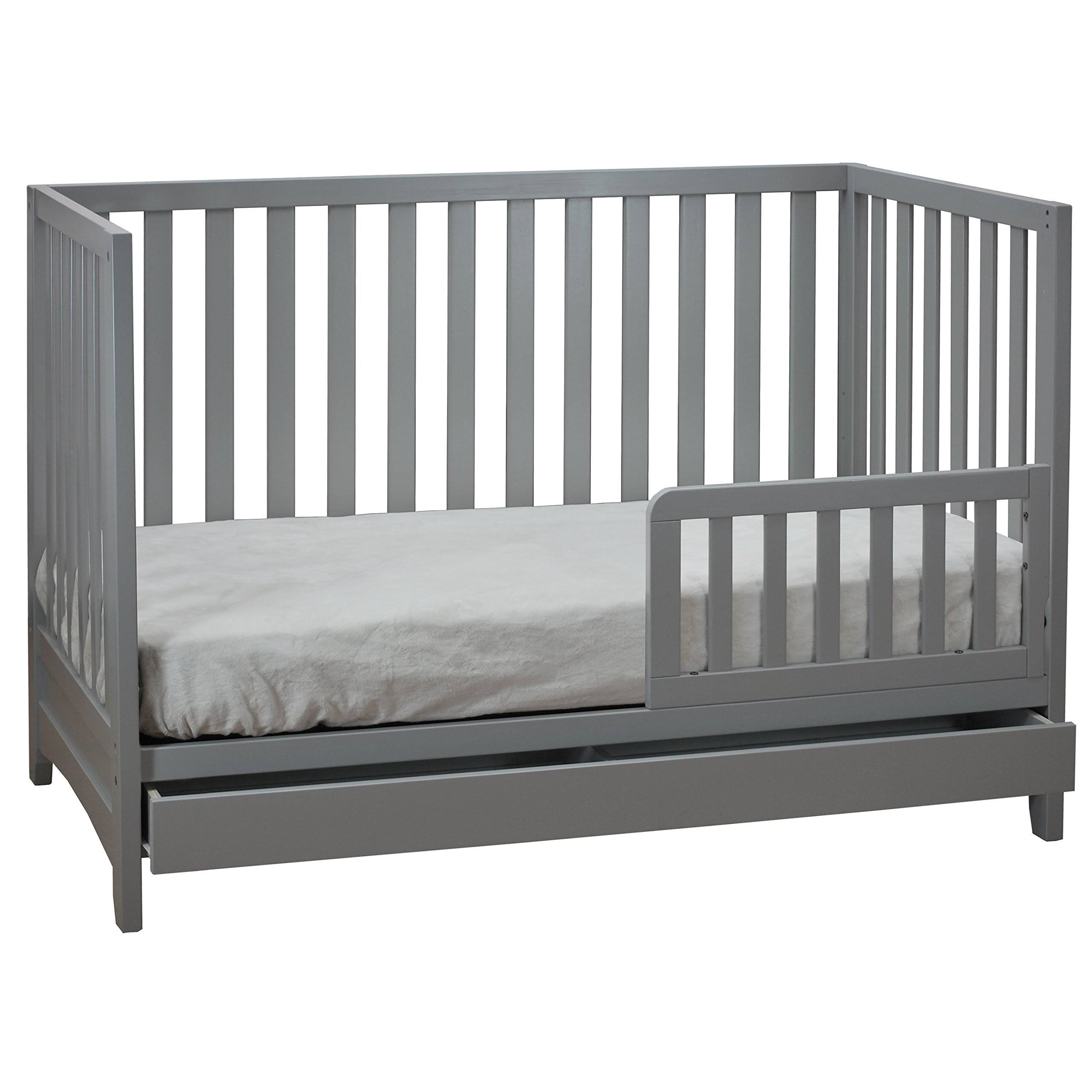 3-in-1 Convertible Crib, Gray W9707