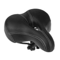 Black Wide Bike Cushion Seat With Waterproof Cover M4602