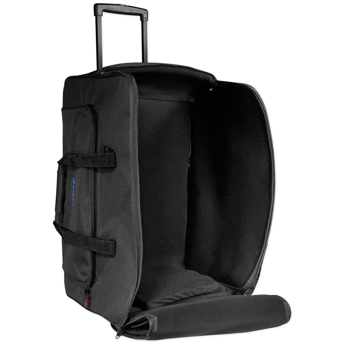 Rockville Rolling Travel Case Speaker Bag with Handle and Wheels G7579