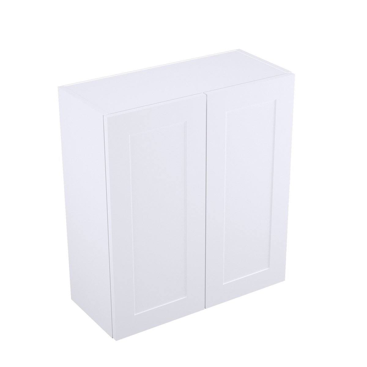 White Wall Cabinet 36 inch x 36 inch x 36 inch L195131