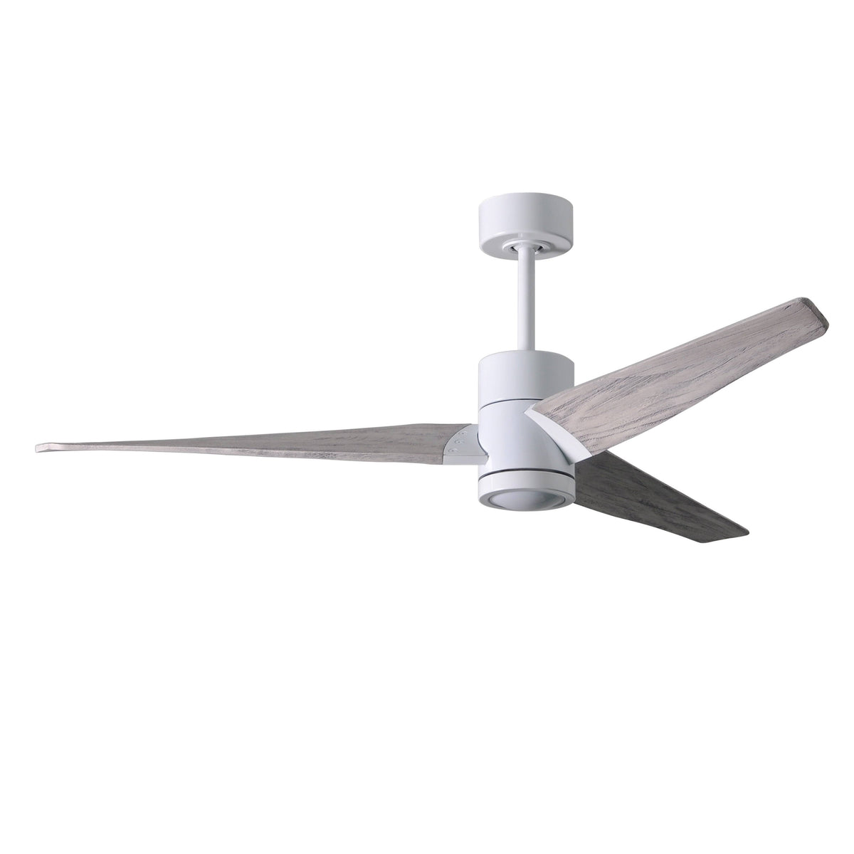 Gloss White Ceiling Fan with Light J526