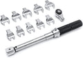 12 Pc. 1/4" Drive Metric Interchangeable Torque Wrench Set D8479