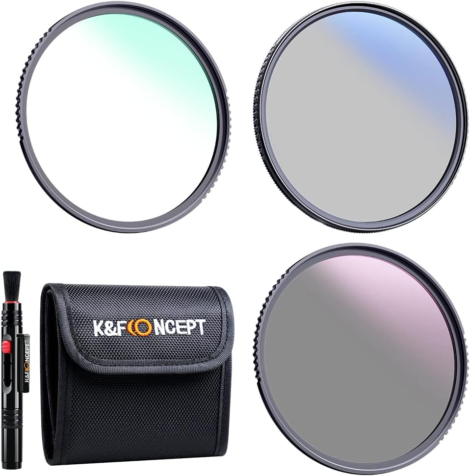 72mm UV/CPL/ND Lens Filter Kit (3 Pieces) Multi-Layer Coatings with Cleaning Pen and Filter Pouch G320960